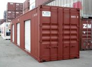 Container with Roll Up Doors